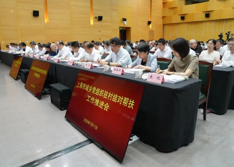 市经信系统11家单位选派上海城乡党组织驻村结对帮扶新一批驻村第一书记