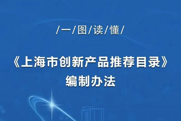 【一图读懂】《上海市创新产品推荐目录》编制办法
